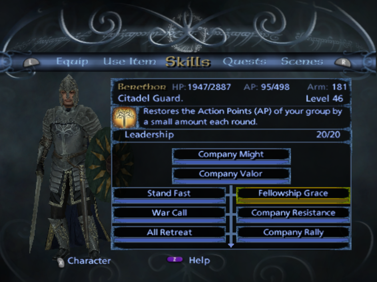 Berethor Skill Tree